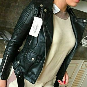 Women's leather jacket